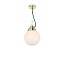 Globe Small Pendant With Opal Glass