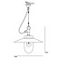 Well Glass Pendant With Visor - Frosted Glass IP44