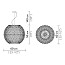 Charlotte Globe Suspension Lamp