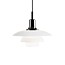 PH 3½-3 Glass Pendant - Metal