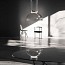 Noctambule 4 Low Cylinder and Bowl Suspension Lamp