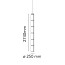 Noctambule 6 Low Cylinder Suspension Lamp