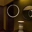 Arrangements Round Large Suspension Lamp With Big Surface Rose Canopy