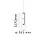 Noctambule 2 Low Cylinder and Cone Suspension Lamp