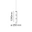 Noctambule 3 Low Cylinder Suspension Lamp