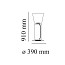 Noctambule 1 High Cylinders Cone Small Base Floor Lamp