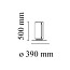 Noctambule 1 Low Cylinders Small Base Floor Lamp