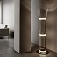 Noctambule 2 High Cylinders Cone Small Base Floor Lamp