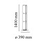 Noctambule 3 Low Cylinders Small Base Floor Lamp
