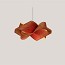 Swirl Small Pendant - Matte Black Canopy