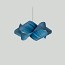 Swirl Small Pendant - Matte Black Canopy