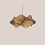 Swirl Small Pendant - Matte Black Canopy