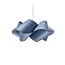 Swirl Large Pendant - Matte Black Canopy