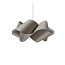 Swirl Large Pendant - Matte Black Canopy