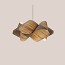 Swirl Large Pendant - Matte Black Canopy