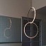 Arrangements Round Large Suspension Lamp With Recessed Rose Canopy