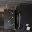 Arrangements Round Medium Suspension Lamp With Recessed Rose Canopy