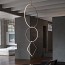Arrangements Square Large Suspension Lamp With Small Surface Rose Canopy