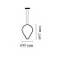 Arrangements Drop Down Suspension Lamp With Recessed Rose Canopy