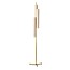 Black Note Triplet Floor Lamp - Gold