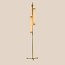 Black Note Triplet Floor Lamp - Gold