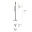 Black Note Triplet Floor Lamp - Matt Black