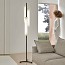 Black Note Triplet Floor Lamp - Matt Black