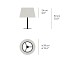 Lola Medium Table Lamp - Gold