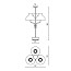 Arenzano Tre Fiamme Table Lamp - Carrara Marble