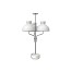 Arenzano Tre Fiamme Table Lamp - Carrara Marble
