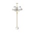 Arenzano Tre Fiamme Floor Lamp - Carrara Marble