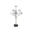 Arenzano Tre Fiamme Table Lamp - Marquinia Marble