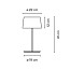 Warm 4895 Table Lamp