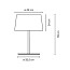 Warm 4901 Table Lamp