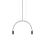 Volta Suspension Lamp - T-3535S-M - With White Surface Canopy