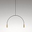 Volta Suspension Lamp - T-3535S-M - With White Surface Canopy