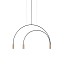 Volta Suspension Lamp - T-3536S-M - With White Surface Canopy