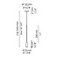 Volta Suspension Lamp T-3534S-M - With White Surface Canopy