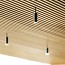 Volta Suspension Lamp T-3534R-M - With Black Recessed Canopy