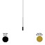 Volta Suspension Lamp T-3534R-M - With Black Recessed Canopy