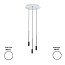 Volta Suspension - R40S.3S-M - With Black Canopy