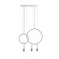 Revolta Suspension - L73S.1S1D-M - With Acoustic Panel & White Surface Canopy