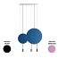 Revolta Suspension - L73S.1S1D-M - With Acoustic Panel & White Surface Canopy