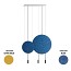 Revolta Suspension - L73S.1S1D-M - With Acoustic Panel & White Surface Canopy