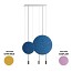 Revolta Suspension - L73S.1S1D-M - With Acoustic Panel & White Surface Canopy