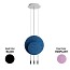 Revolta Suspension - R40S.1S1D-M - With Acoustic Panel & Black Surface Canopy