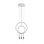 Revolta Suspension - R40S.1S1D-M - With Acoustic Panel & White Surface Canopy