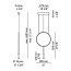 Revolta Suspension - T-3635S-M - With Acoustic Panel & White Surface Canopy