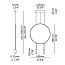 Revolta Suspension - T-3636S-M - With Acoustic Panel & White Surface Canopy