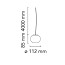 Glo-Ball Mini Suspension Lamp